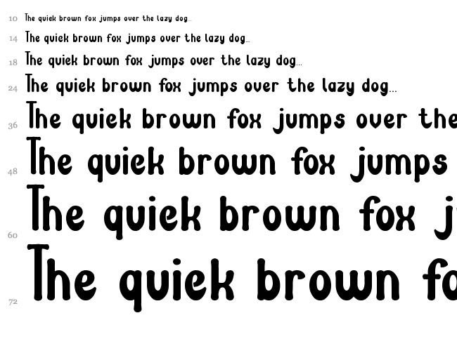 Maximum High Tension font waterfall